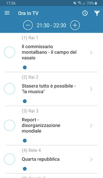 Oggi in TV — screenshot 2
